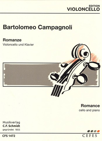 CFS1472  B.Campagnoli, Romanze op.34  für Violoncello und Klavier  