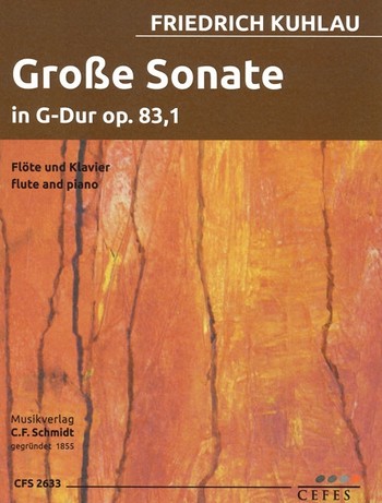 Grosse Sonate G-Dur op.83,1  für Flöte und Klavier  