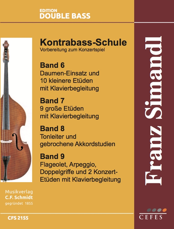 Kontrabass-Schule Teil 2 (Band 6-9)  für Kontrabass  