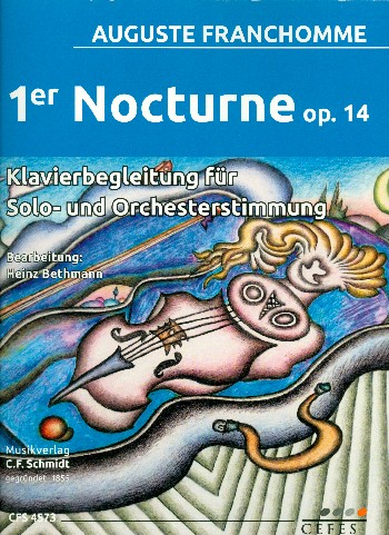 Nocturne Nr.1 op.14  für Kontrabass und Klavier  (Klavierbegleitung in Solo- und Orchesterstimmung)