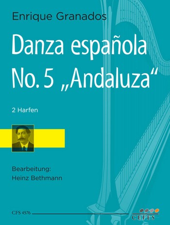 Andaluza  für 2 Harfen  2 Spielpartituren
