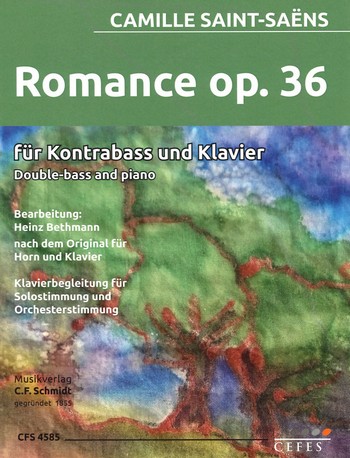 Romance op.36&nbsp;&nbsp;für Kontrabass (Solo- und Orchesterstimmung) und Klavier&nbsp;&nbsp;