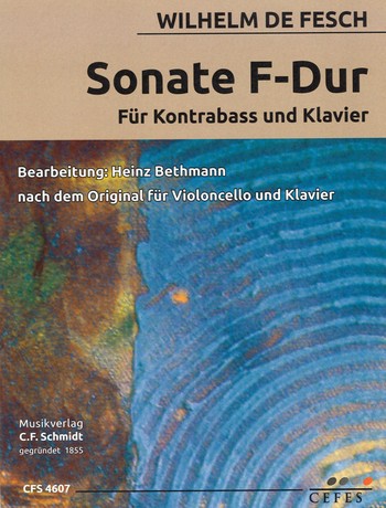 Sonate F-Dur  für Kontrabass und Klavier  