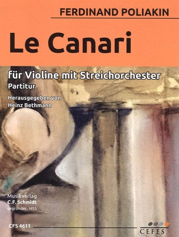 Le canarin  für Violine und Streichorchester  Partitur