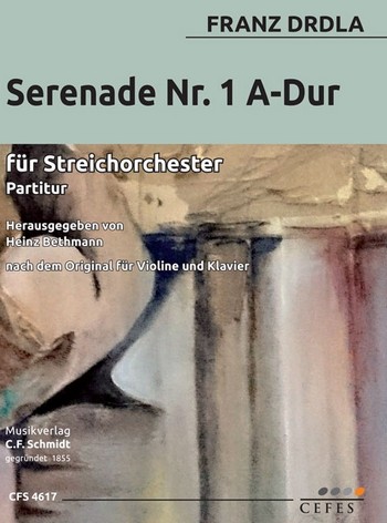 Serenade A-Dur Nr.1  für Streichorchester  Partitur
