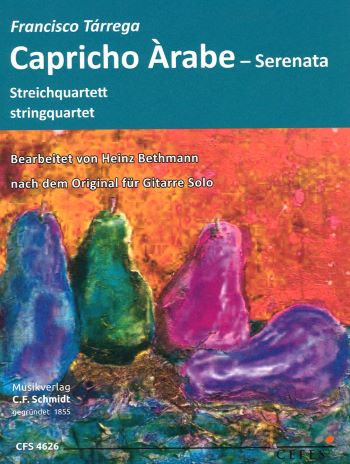 Capricho arabe  für Streichquartett  Partitur und Stimmen
