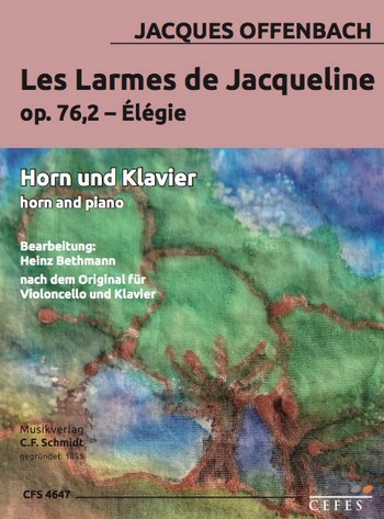 Les larmes de Jacqueline op.76,2  für Horn und Klavier  