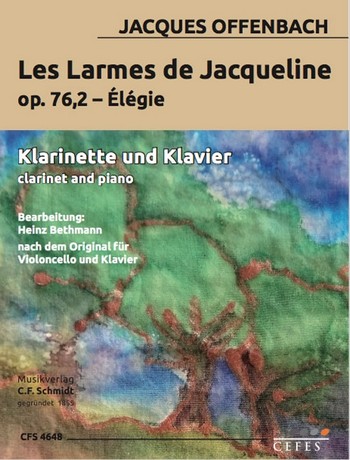 Les larmes de Jacqueline op.76,2  für Klarinette und Klavier  