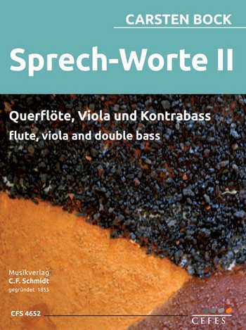 Sprech-Worte Nr.2  für Flöte, Viola und Kontrabass  Partitur und Stimmen