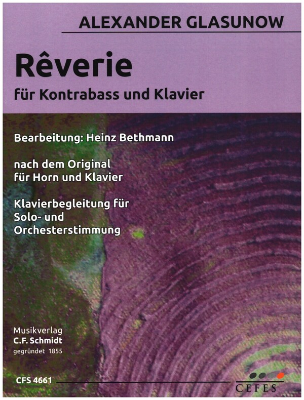 Rêverie&nbsp;&nbsp;für Kontrabass und Klavier&nbsp;&nbsp;