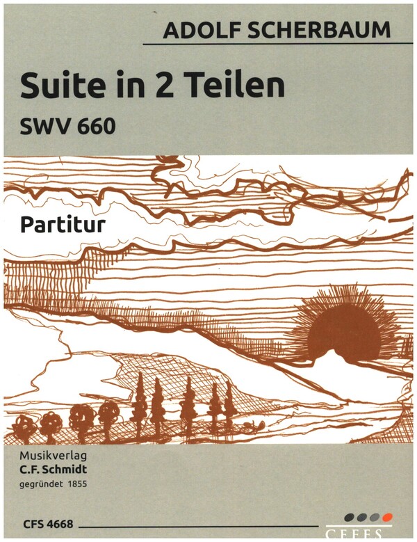 Suite in 2 Teilen SWV660  für Kontrabass und Streichorchester  Partitur
