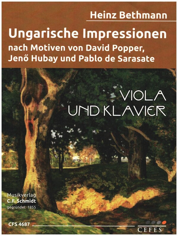 Ungarische Impressionen  für Viola und Klavier  