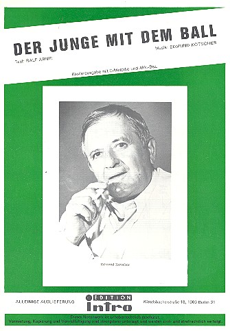 Der Junge mit dem Ball:  Einzelausgabe Gesang und Klavier  