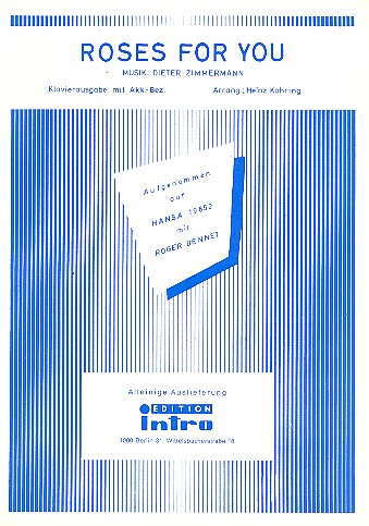 Roses for You für Melodieinstrument&nbsp;&nbsp;in B und Klavier&nbsp;&nbsp;