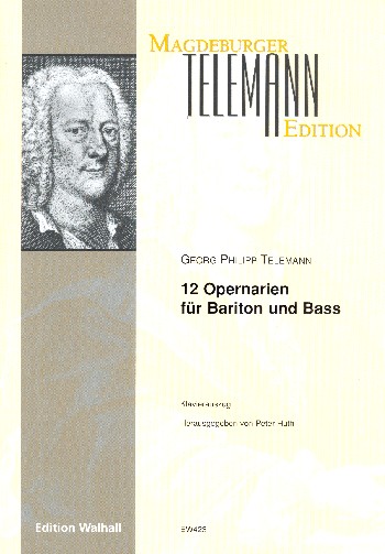 12 Opernarien  für Bariton (Bass) und Klavier  