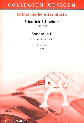 Sonate F-Dur  für Violoncello und Klavier  