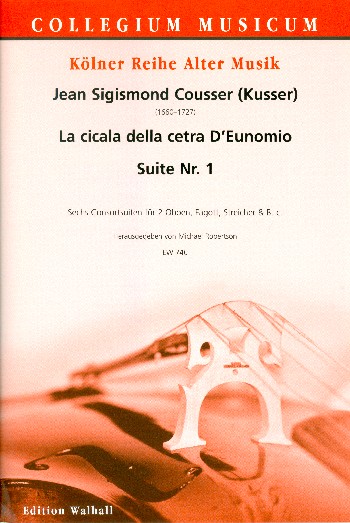 La cicala della cetra d'Eunomio Suite Nr.1&nbsp;&nbsp;für 2 Oboen, Fagott, Streicher und Bc&nbsp;&nbsp;Partitur und Stimmen (Bc ausgesetzt)