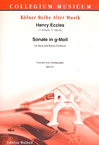 Sonate g-moll  für Viola und Bc  