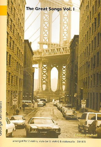 The great Songs Band 1&nbsp;&nbsp;für 2 Violinen, Viola und Violoncello&nbsp;&nbsp;Partitur und Stimmen