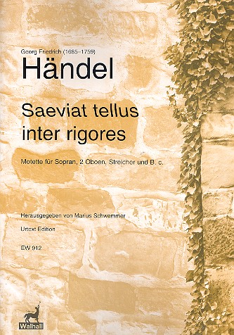 Saeviat tellus inter rigores&nbsp;&nbsp;für Sopran, 2 Oboen, Streicher und Bc&nbsp;&nbsp;Partitur