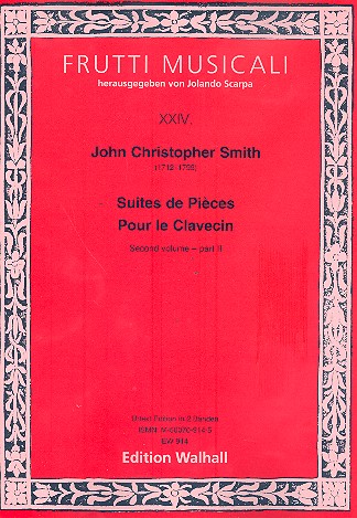 Suites de pièces de clavecin Teil 2 Band 2  für Cembalo  