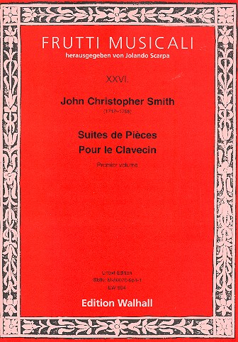 Suite de pièces  vol.1  pour le clavecin  