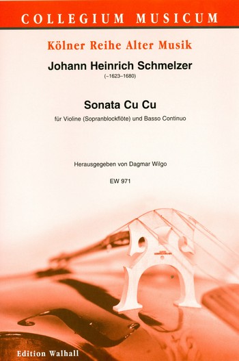 Sonate Cu Cu&nbsp;&nbsp;für Violine (Sopranblockflöte) und Bc (Orgel)&nbsp;&nbsp;Partitur und Stimmen (Bc ausgesetzt)