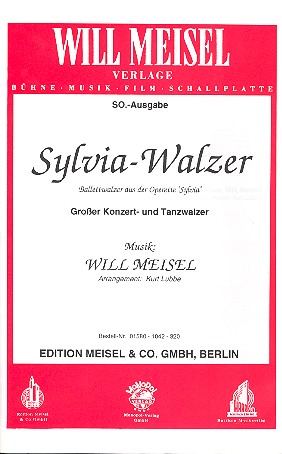 Sylvia-Walzer: für&nbsp;&nbsp;Salonorchester&nbsp;&nbsp;