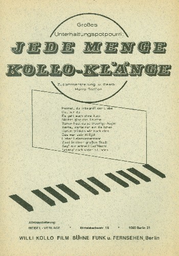 Jede Menge Kollo-Klänge:  für Klavier  