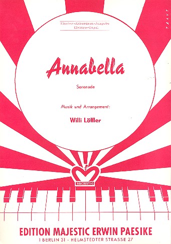 Annabella: Serenade&nbsp;&nbsp;für Klavier&nbsp;&nbsp;