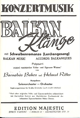 Balkan-Klänge  für Salonorchester  