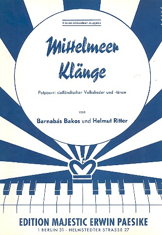 Mittelmeer-Klänge  für Klavier  