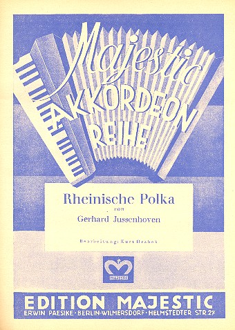 Rheinische Polka für&nbsp;&nbsp;Akkordeon&nbsp;&nbsp;