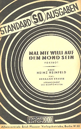 Mal mit Willi auf dem Mond sein: für  Salonorchester  