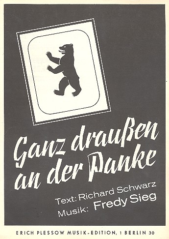 Ganz draussen an der Panke: für&nbsp;&nbsp;Klavier&nbsp;&nbsp;