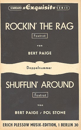 Rockin the Rag   und   Shufflin around:&nbsp;&nbsp;für  Salonorchester&nbsp;&nbsp;