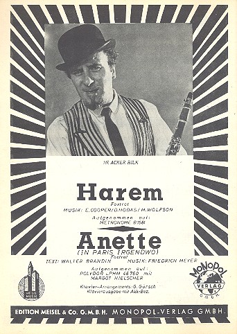 Harem   und   Anette: für  Klavier  