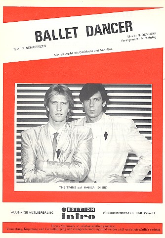 Ballet Dancer: Einzelausgabe  Gesang und Klavier  