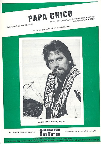 Papa Chico  Einzelausgabe Gesang und Klavier  