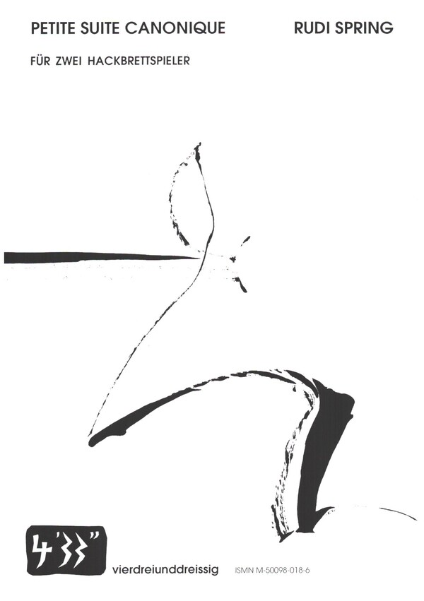 Petite suite canonique&nbsp;&nbsp;für 2 Hackbretter&nbsp;&nbsp;Spielpartitur