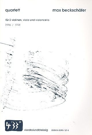 Quartett  für 2 Violinen, Viola und Violoncello  Partitur und Stimmen
