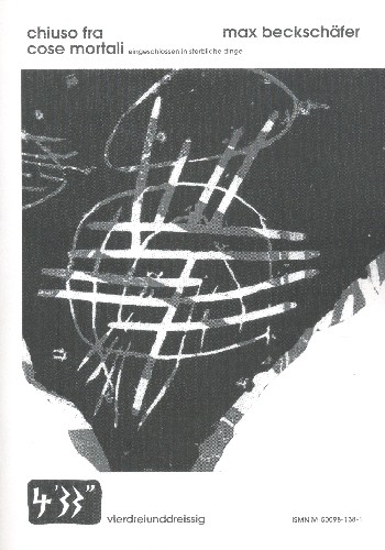 Chiuso fra cose mortali  für Tenor und Streicher  Studienpartitur