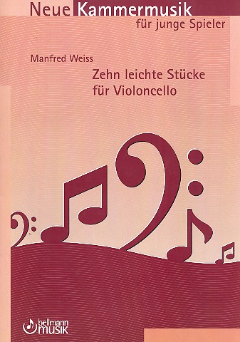 10 leichte Stücke  für Violoncello  