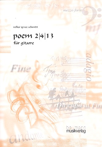 Poem 2/4/13&nbsp;&nbsp;für Gitarre&nbsp;&nbsp;
