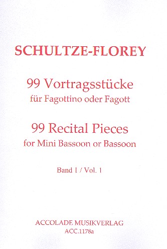 99 Vortragsstücke Band 1 (Nr.1-34)  Für Fagott (Fagottino)  