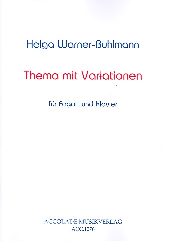 Thema mit Variationen für Fagott und Klavier    