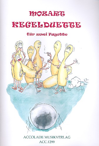 Kegelduette KV487&nbsp;&nbsp;für 2 Fagotte&nbsp;&nbsp;Spielpartitur