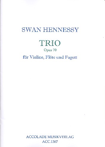Trio op.70  für Violine, Flöte und Fagott  Partitur und Stimmen