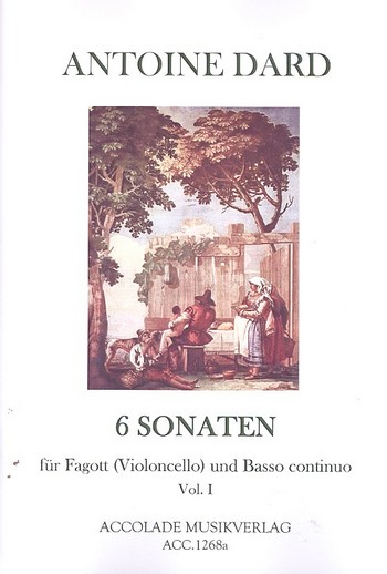 6 Sonaten Band 1 op.2  für Fagott (Violoncello) und Bc  Partitur und Stimmen