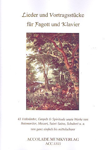 Lieder und Vortragsstücke für Fagott&nbsp;&nbsp;und Klavier&nbsp;&nbsp;